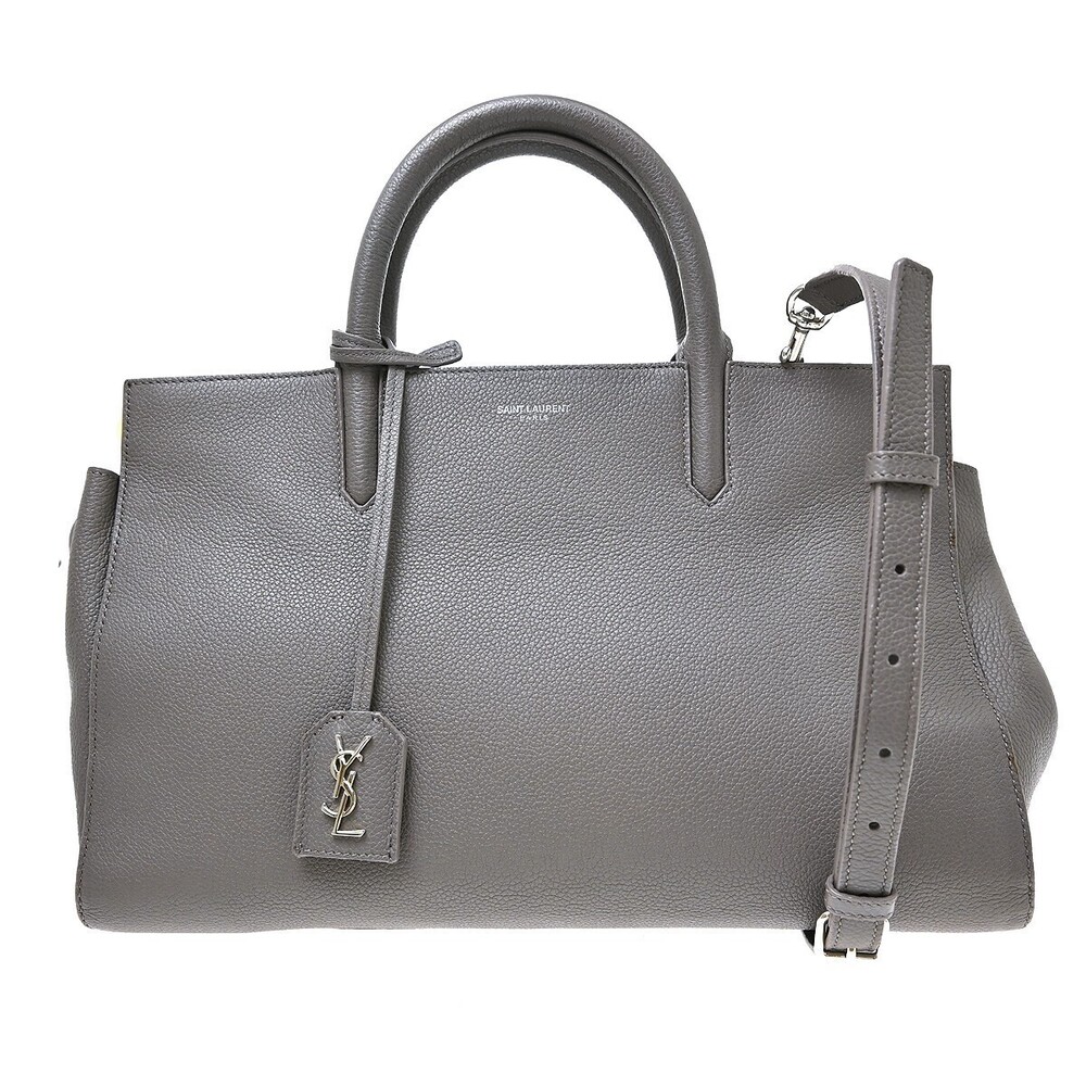 Saint Laurent Rive Gauche Cabas Leather Small